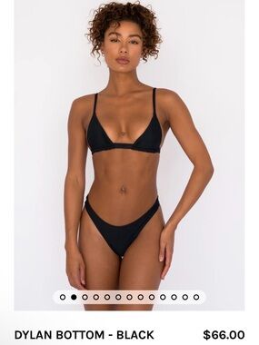 NWOT Skatie Dylan black bikini bottom-small